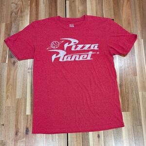 Disney Pixar Mens Pizza Planet Graphic Tee Disneyland Toy Story Geekcore Space